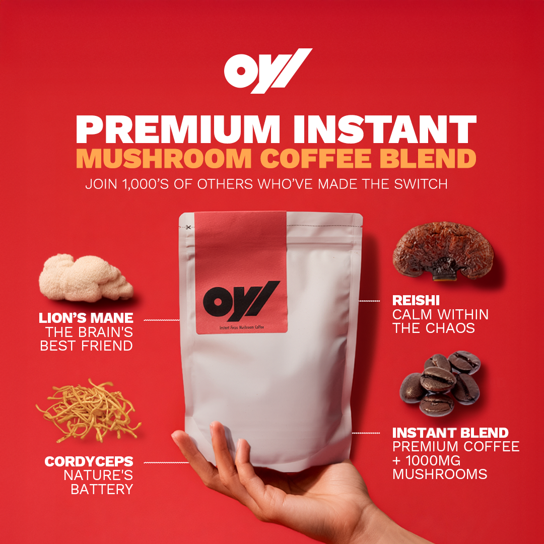 Instant Mushroom Coffee – 3 Month Prepaid
