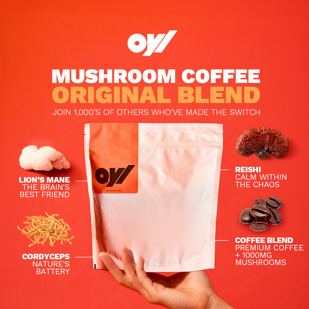 Ground Mushroom Coffee – 3 Month Prepaid